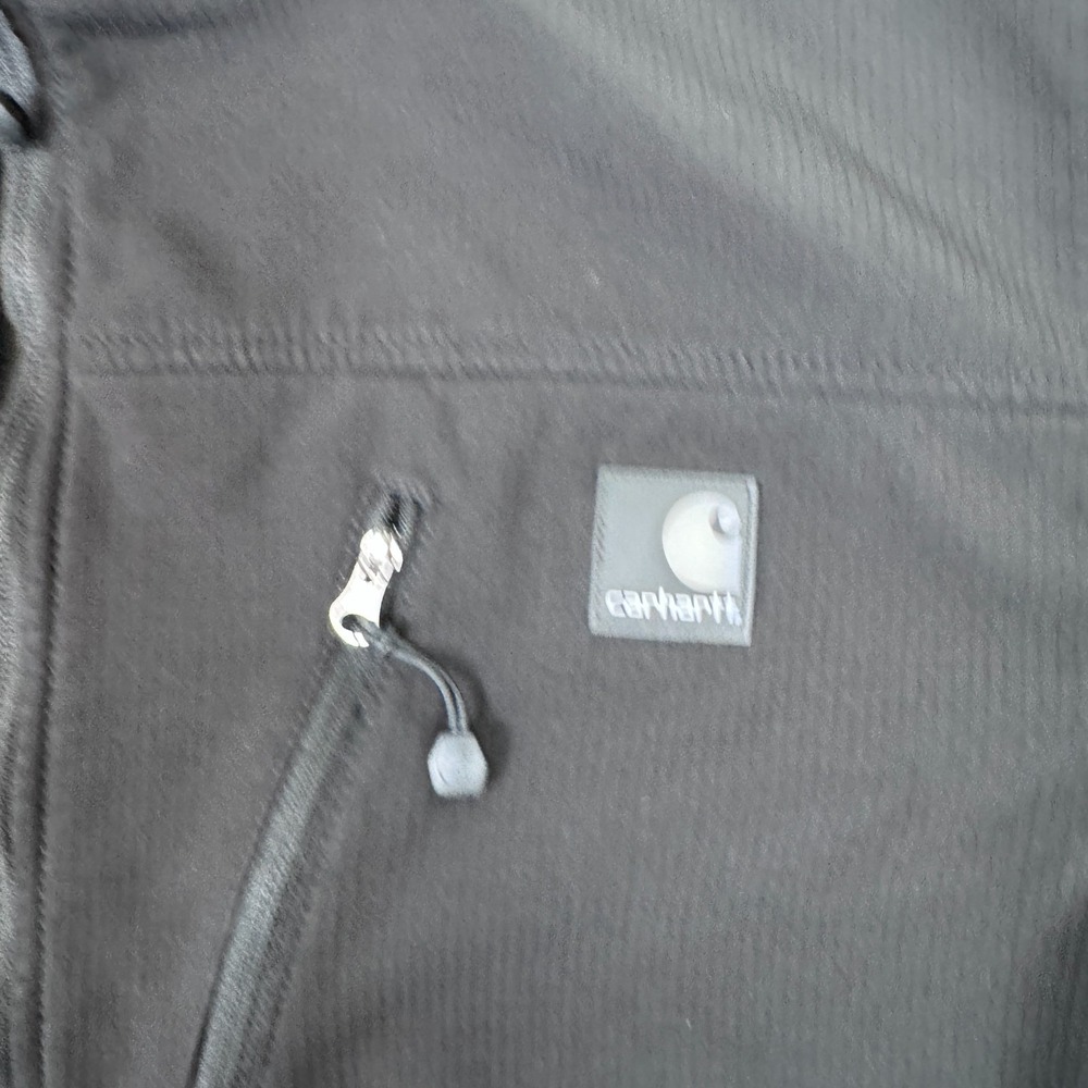 Carhartt J250 Rain Defender Work Jacket Mens M Fleece Lined Wind Resistant - Picture 2 of 7